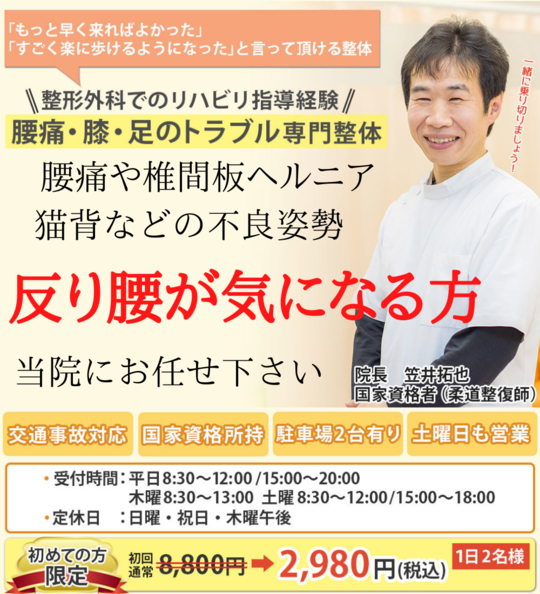 上尾で反り腰でお悩みなら あゆみ整骨院 整体院へ 上尾市の腰痛 足のト 膝痛ラブル あゆみ整骨院 整体院